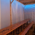 Зона отдыха в нашем пейнтбол-клубе