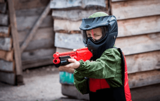 ИГРА В ДЕТСКИЙ ПЕЙНТБОЛ НА 1 ЧЕЛОВЕКА